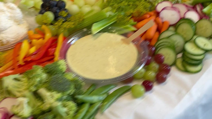 Fruit, Vegetable, Cheese Table